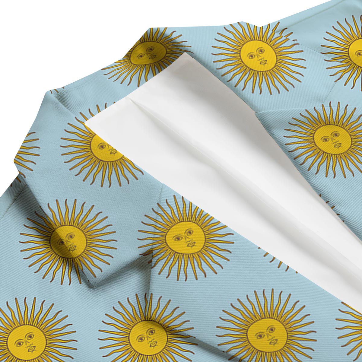 Sun Print Pattern Men's Blazer-grizzshop