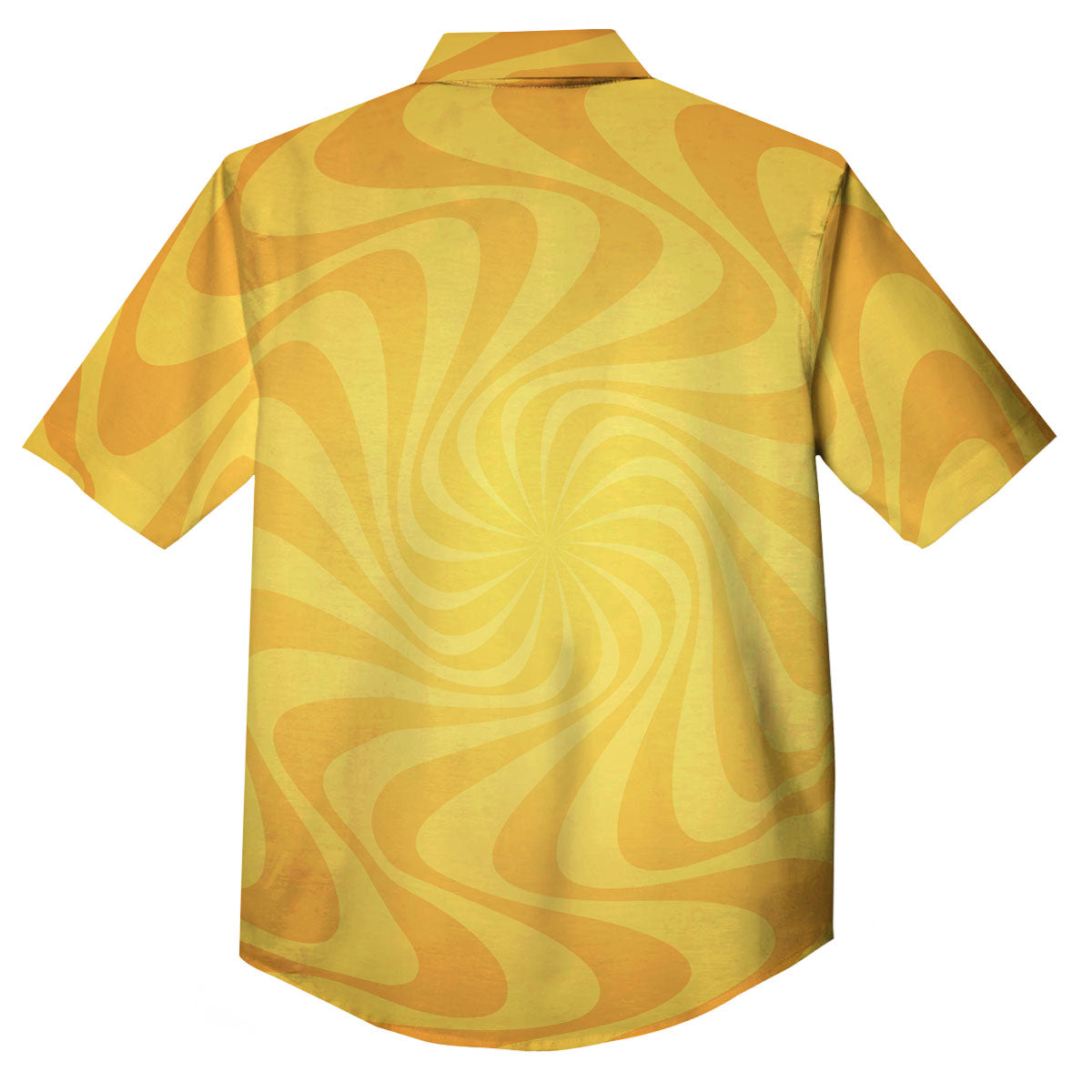 Sun Psychedelic Burning Print Button Up Shirt-grizzshop