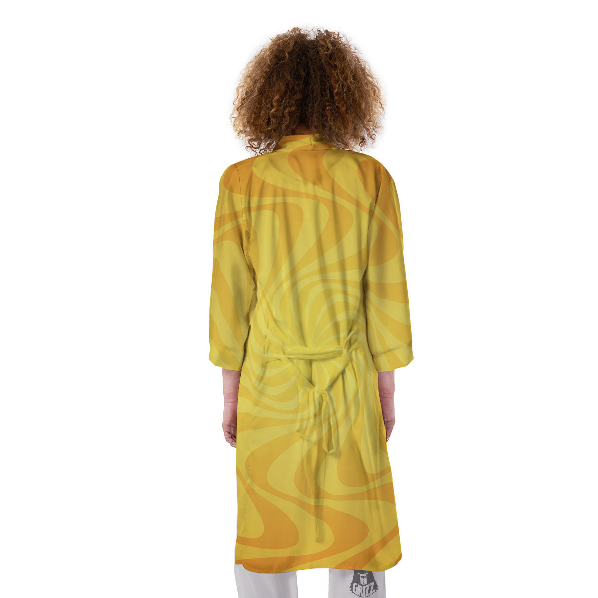 Sun Psychedelic Burning Print Kimono-grizzshop
