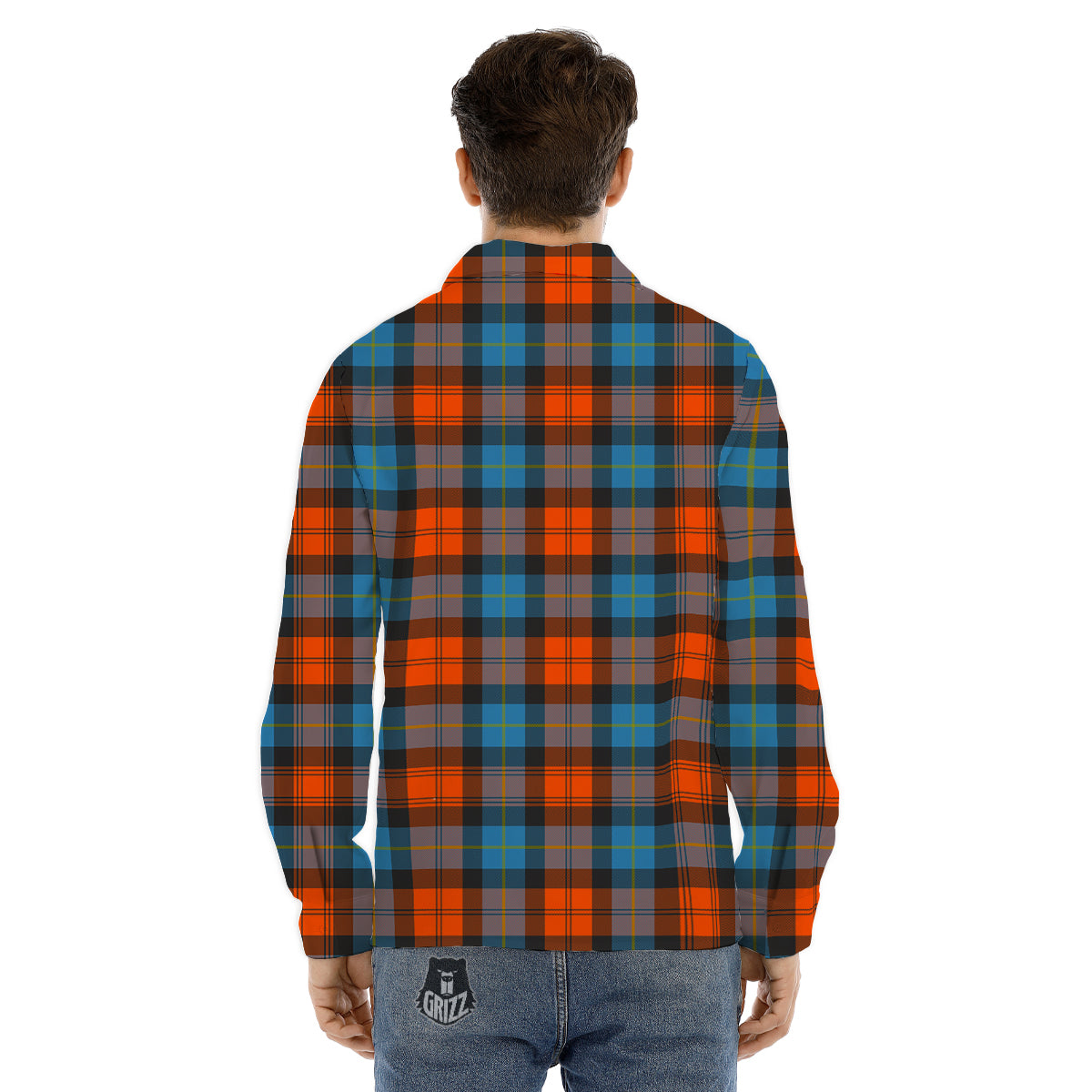 Sun Psychedelic Burning Print Men's Dress Shirts-grizzshop