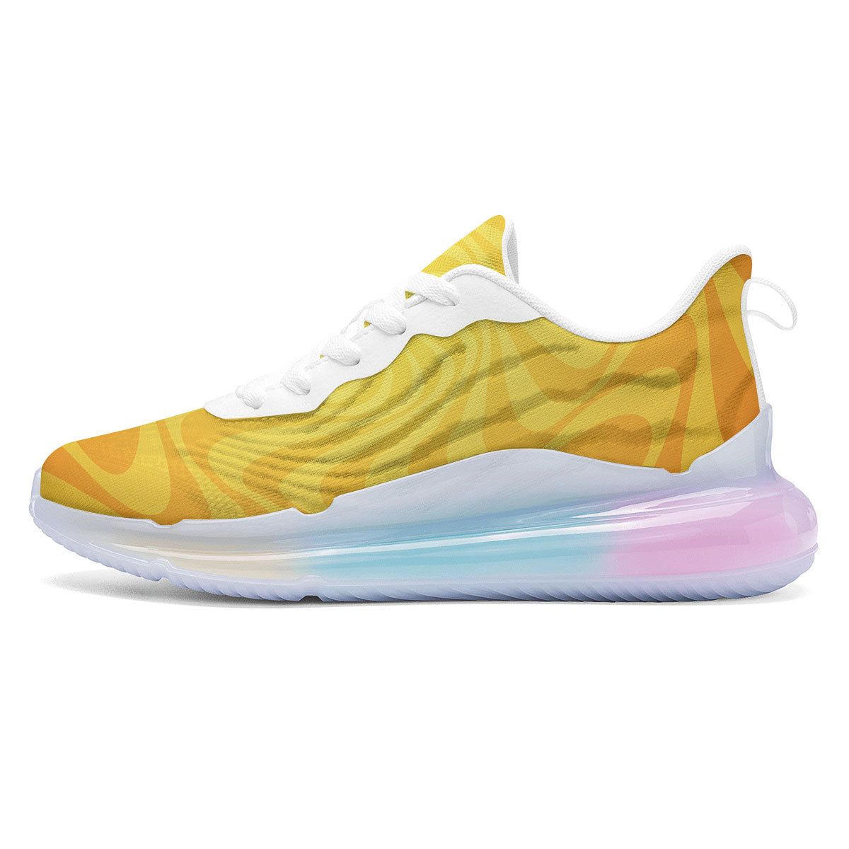 Sun Psychedelic Burning Print Running Sneakers-grizzshop