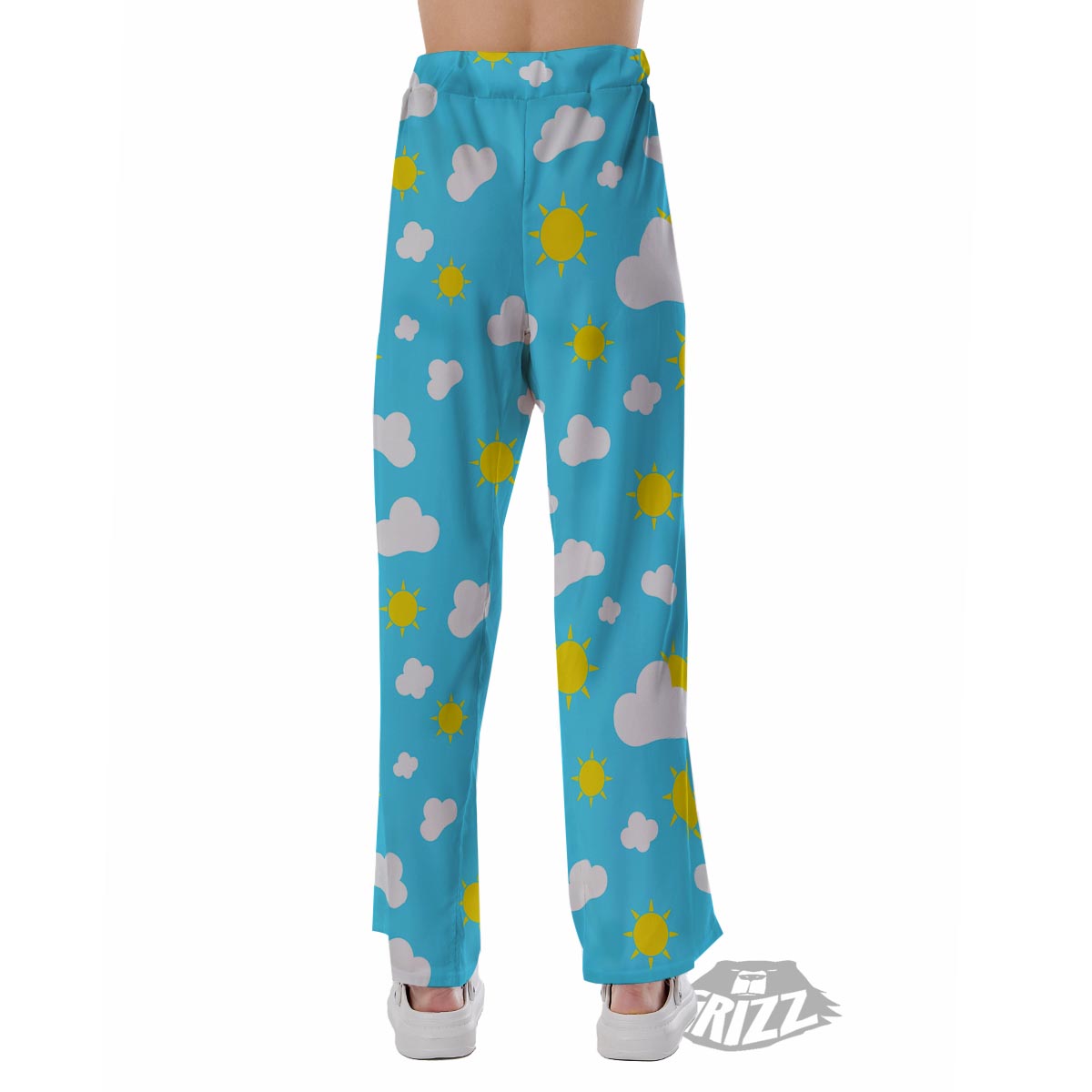Sun Shiny Print Pattern Pajama Pants-grizzshop