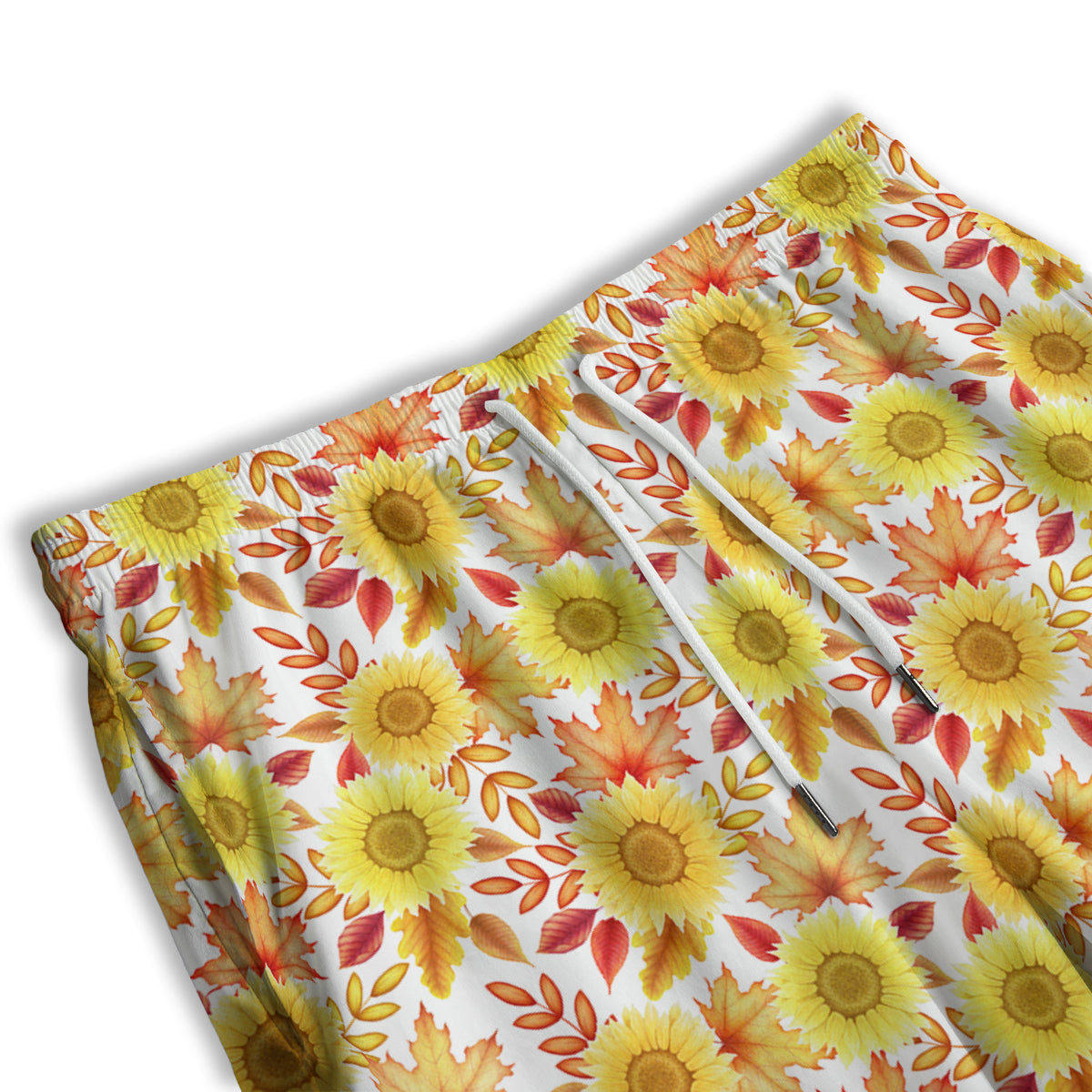 Sunflower Autumn Print Pattern Men's Athletic Shorts