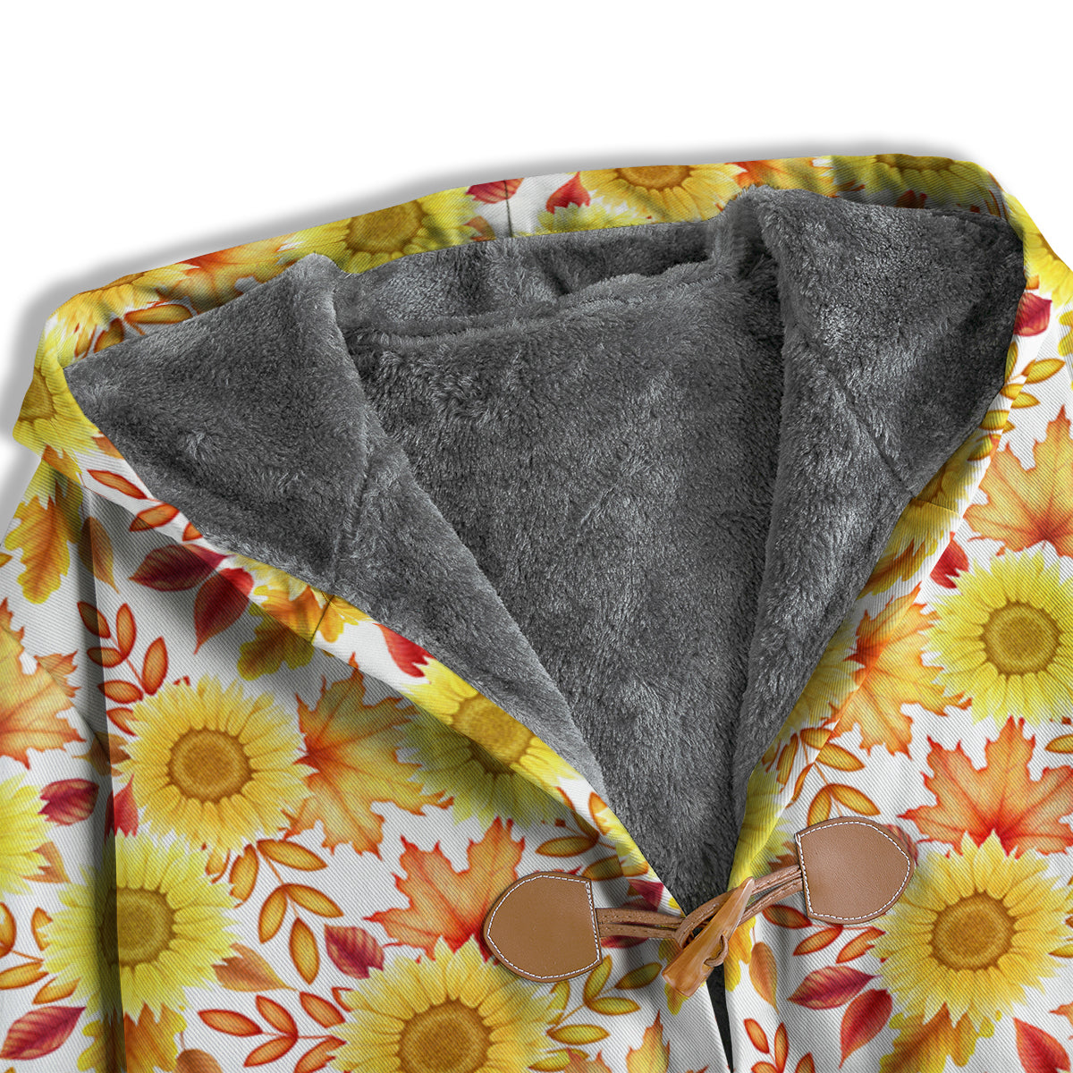 Sunflower Autumn Print Pattern Men's Windbreaker Jacket-grizzshop
