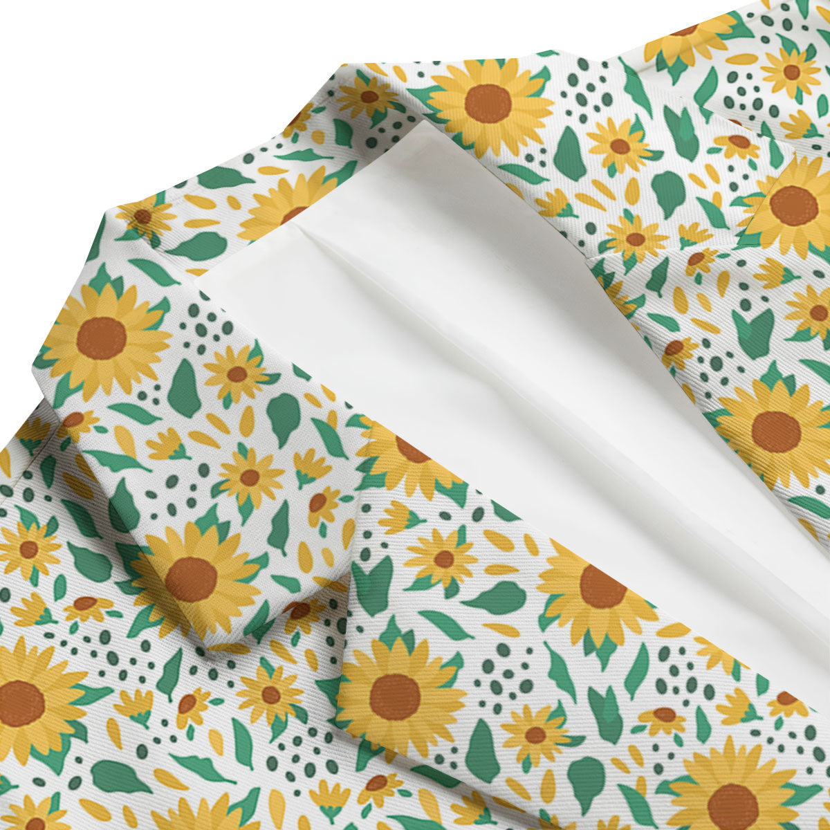 Sunflower Blooming Print Pattern Men's Blazer-grizzshop