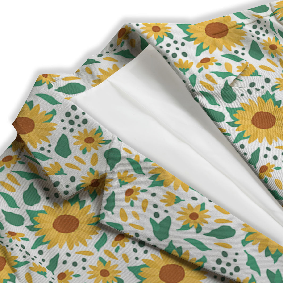 Sunflower Blooming Print Pattern Women's Blazer-grizzshop