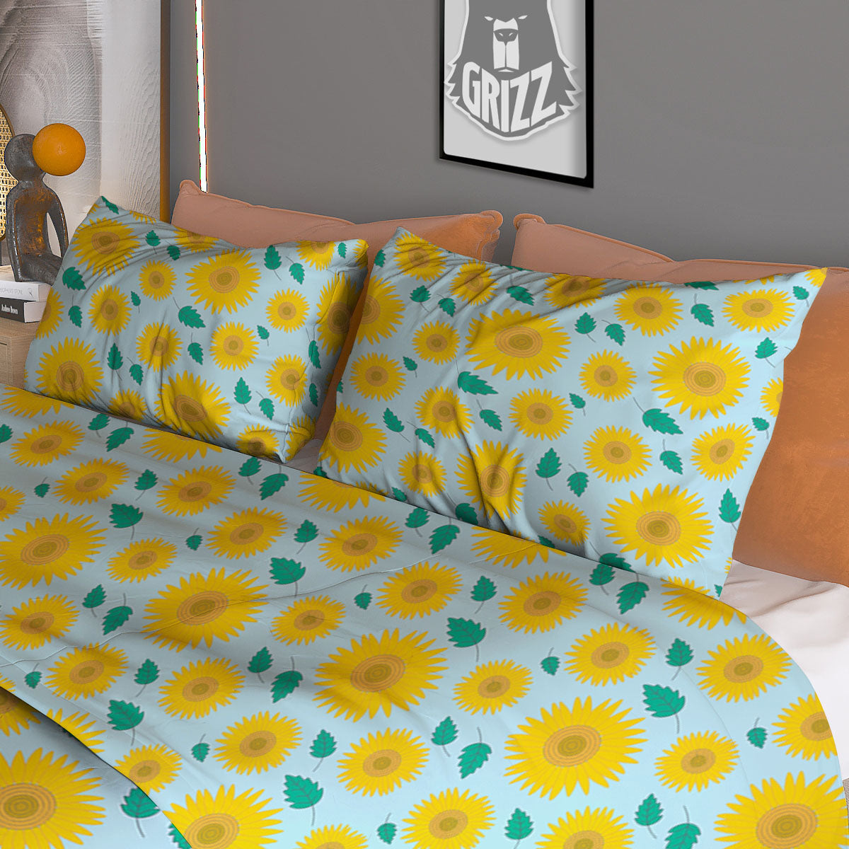 St. Patrick's Day Cute Clover Print Duvet Cover Bedding Set