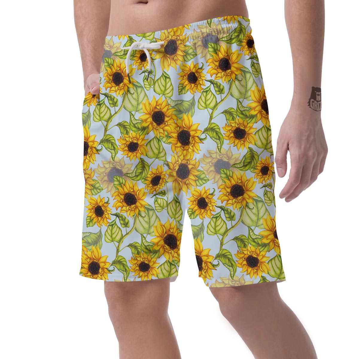 Sunflower Blue Men's Shorts-grizzshop