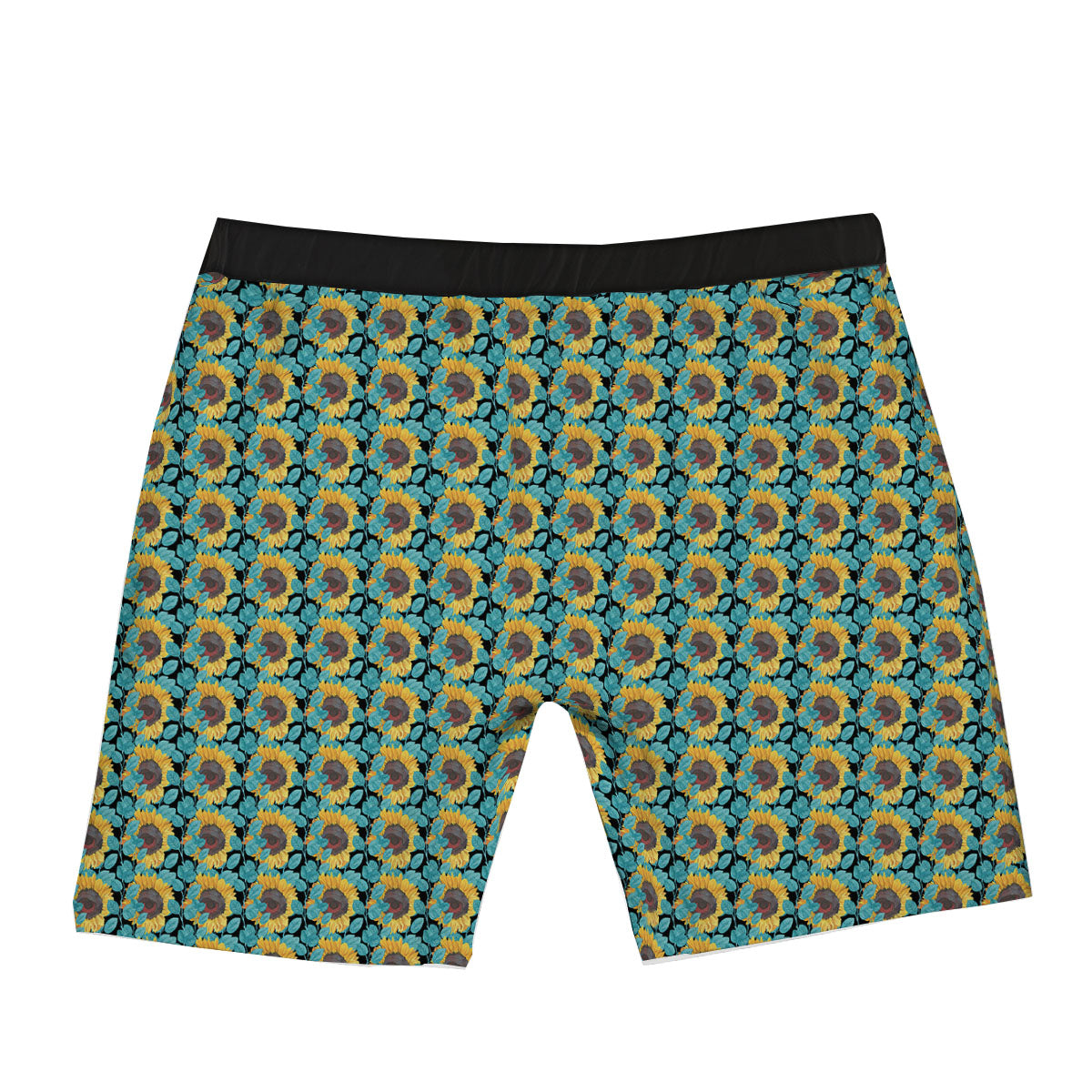 Sunflower Blue Print Pattern Boxer Briefs-grizzshop