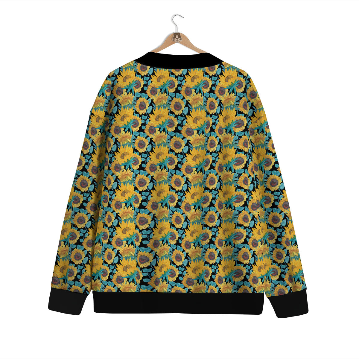 Sunflower Bright Print Pattern Cardigan-grizzshop
