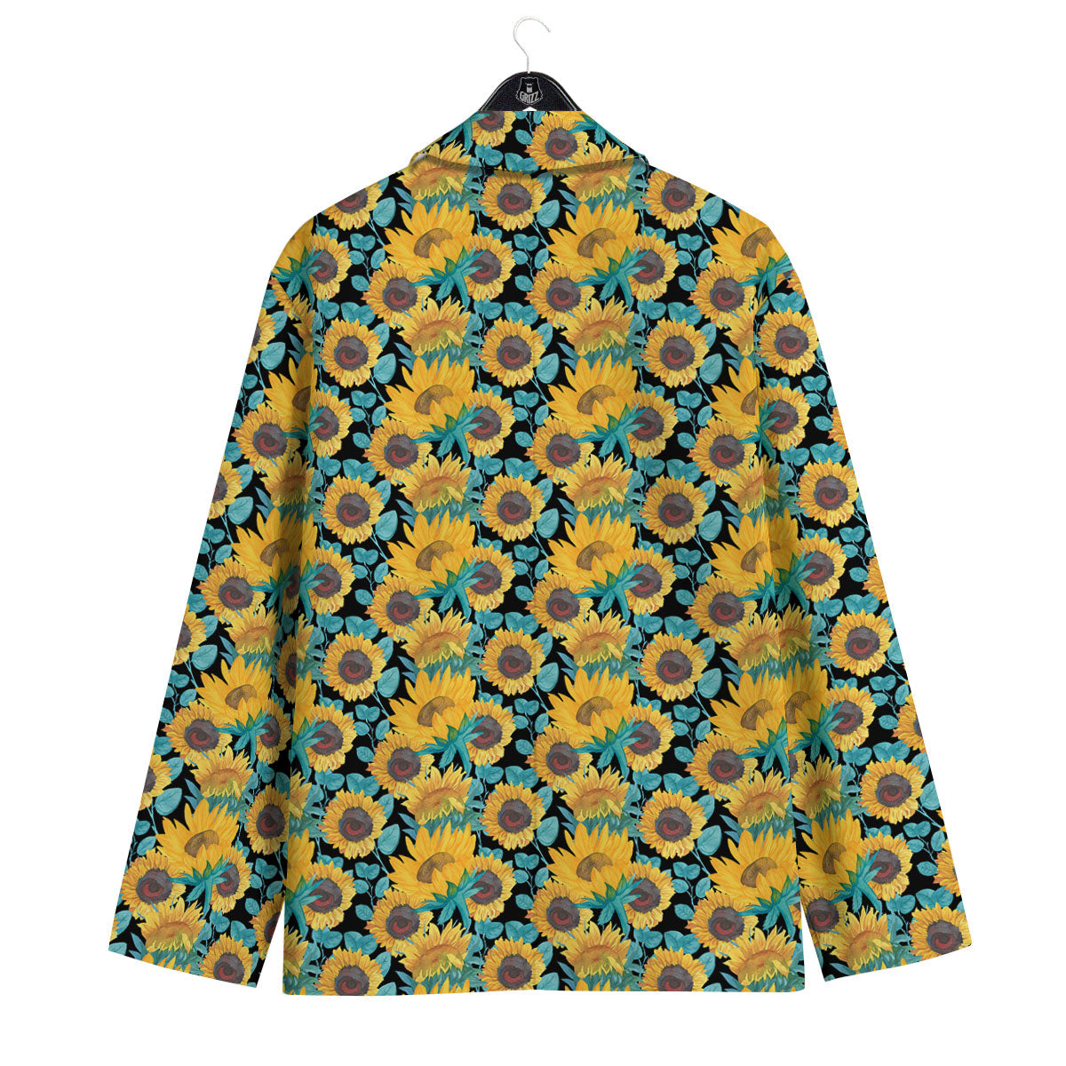 Sunflower Bright Print Pattern Men's Sport Coat-grizzshop