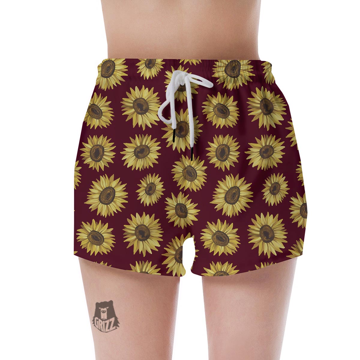 Sunflower Brown Women's Shorts-grizzshop