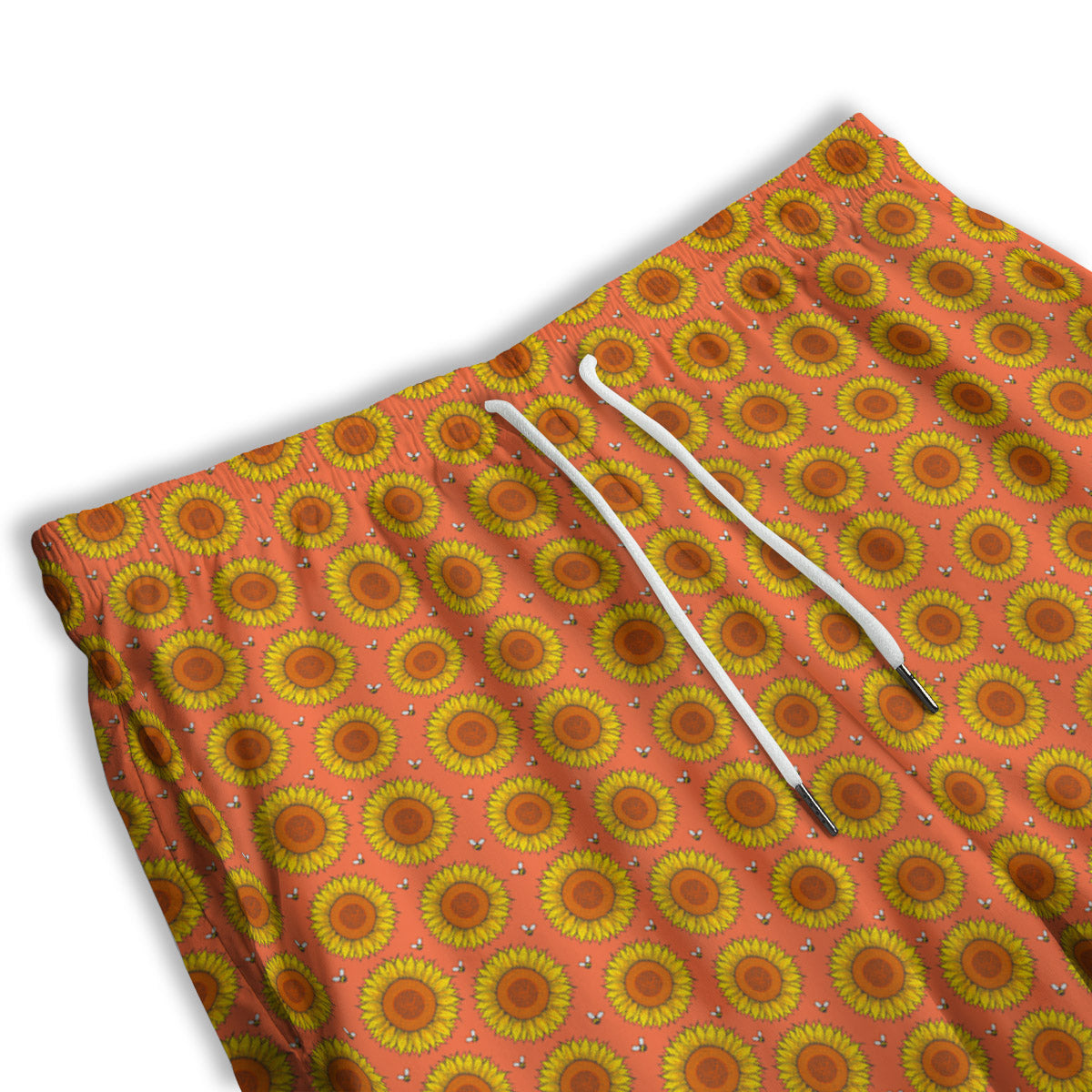 Sunflower Classic Vintage Print Pattern Men's Athletic Shorts