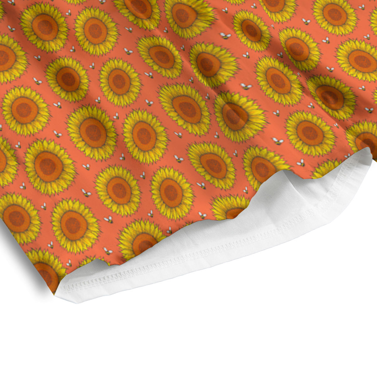 Sunflower Classic Vintage Print Pattern Men's Athletic Shorts