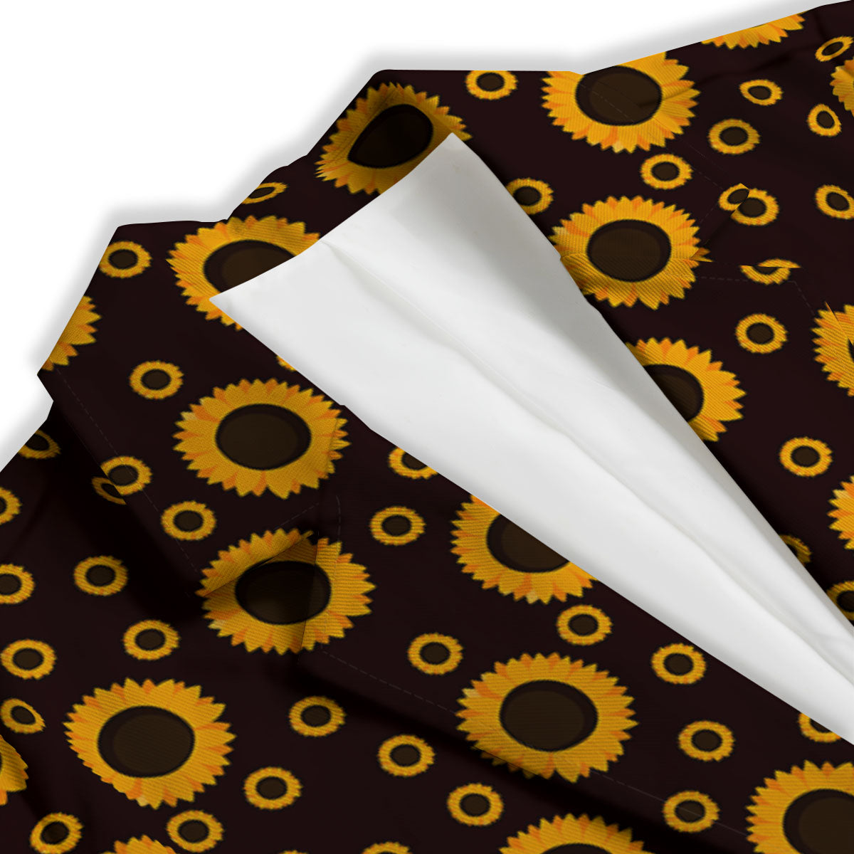 Sunflower Dark Print Pattern Women's Blazer-grizzshop