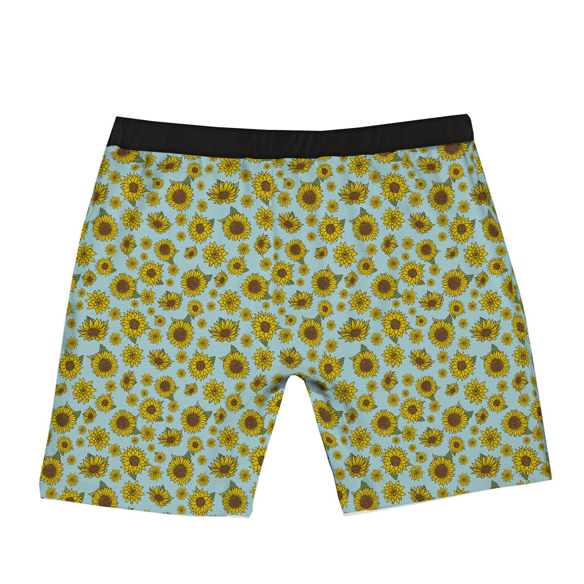 Sunflower Doodle Print Pattern Boxer Briefs-grizzshop