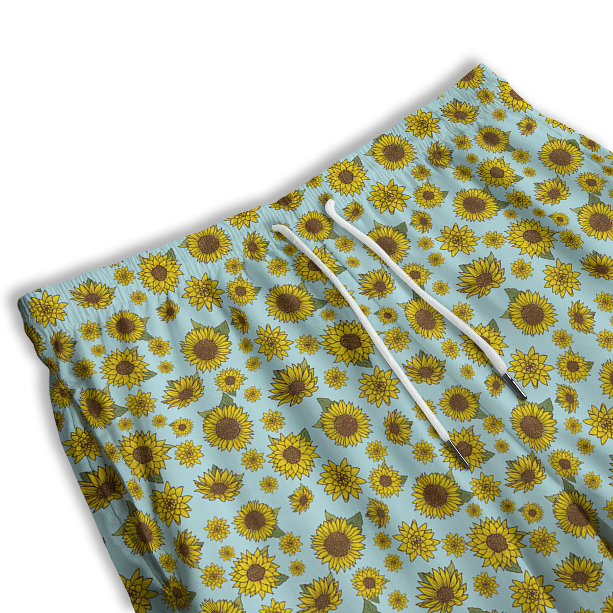 Tattersall Navy Print Pattern Men's Athletic Shorts