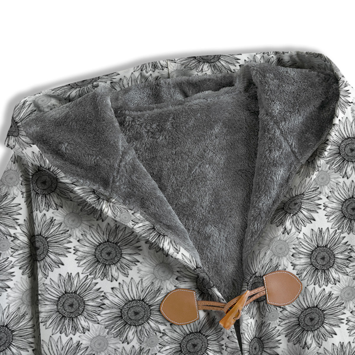 Sunflower Hand Drawn Print Pattern Men's Windbreaker Jacket-grizzshop
