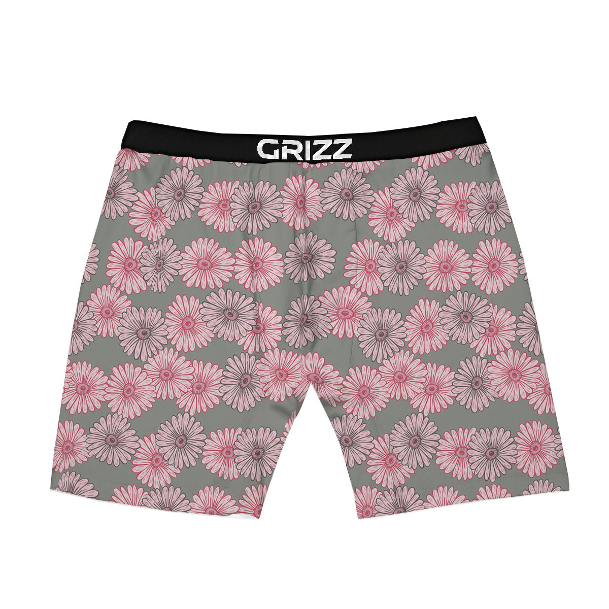 Sunflower Pink Print Pattern Boxer Briefs-grizzshop