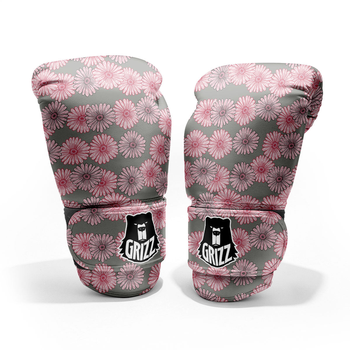 Sunflower Pink Print Pattern Pro Boxing Glove
