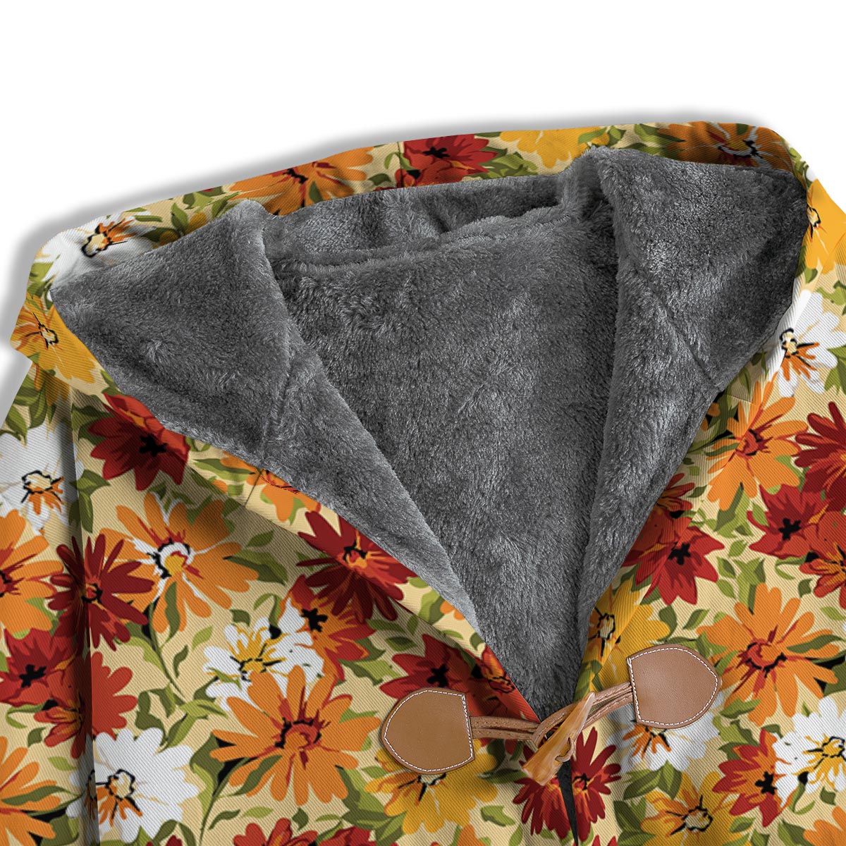 Sunflower Red Print Pattern Men's Windbreaker Jacket-grizzshop