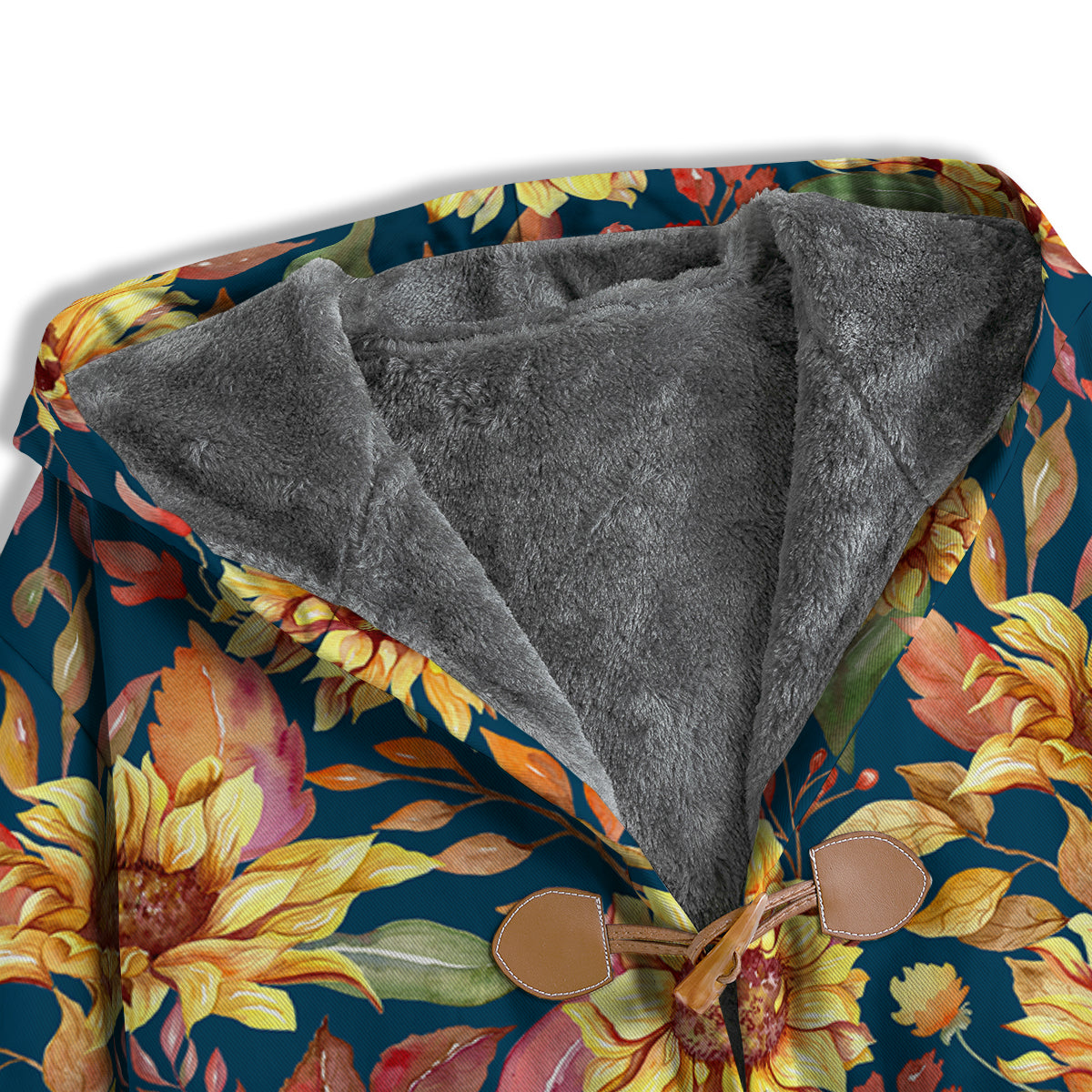 Sunflower Vintage Print Pattern Men's Windbreaker Jacket-grizzshop