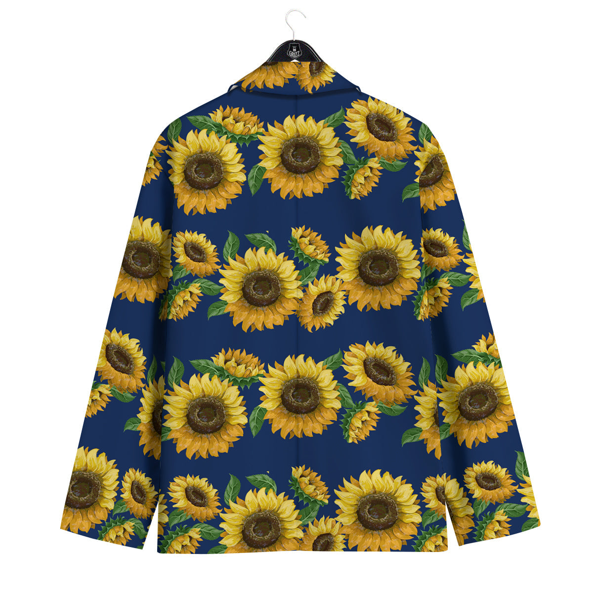 Sunflower Watercolor Print Pattern Men's Sport Coat-grizzshop