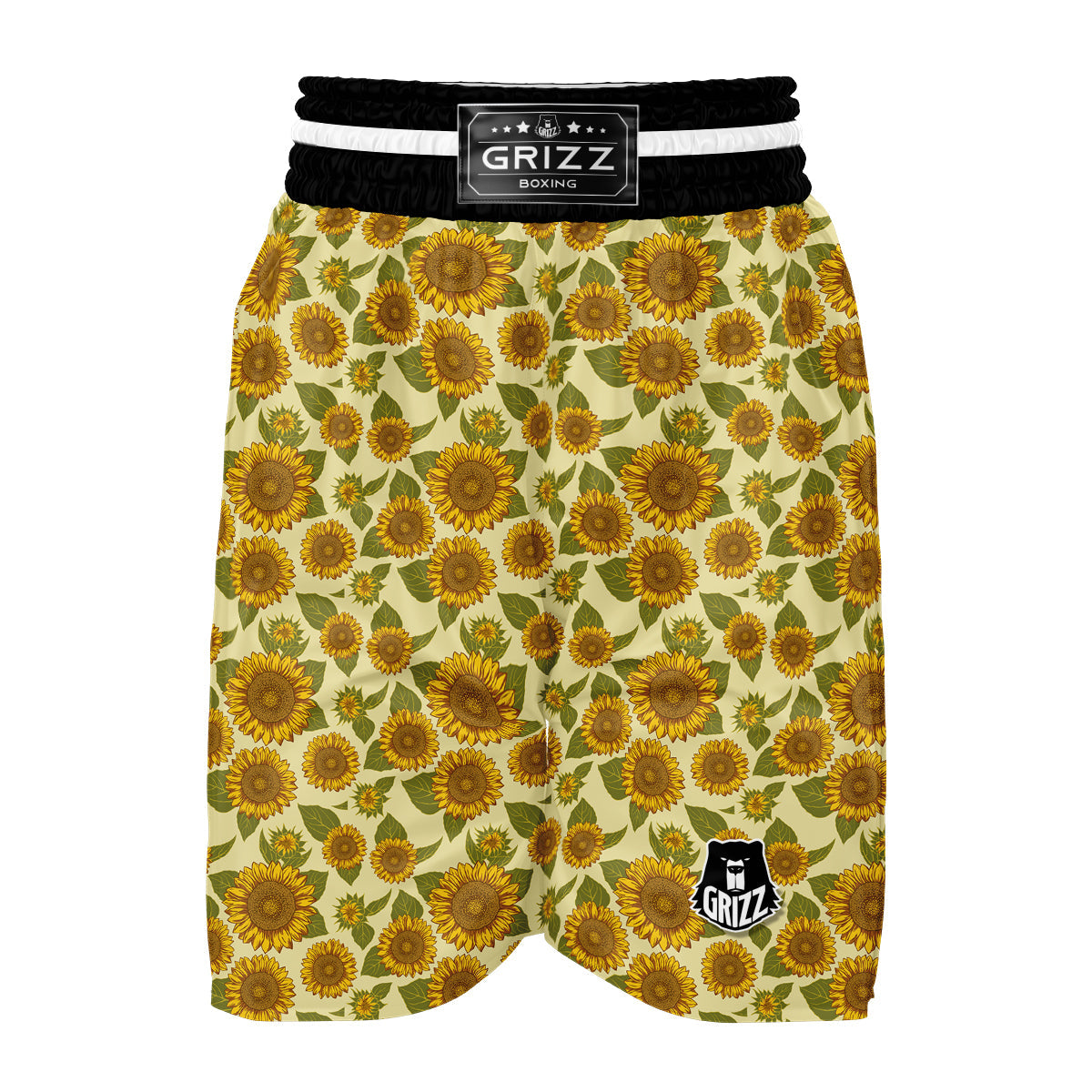 Sunflower Yellow Boxing Shorts-grizzshop