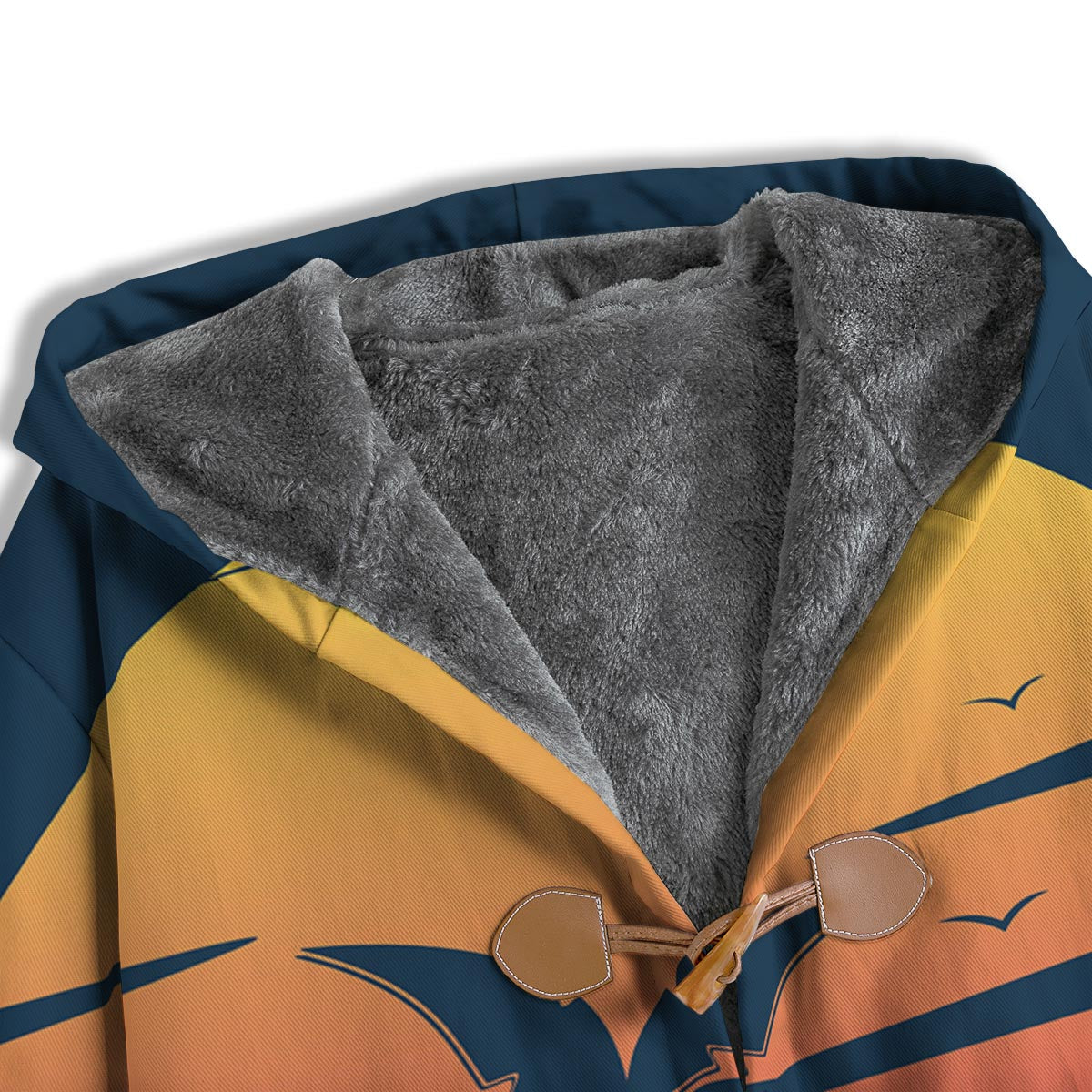 Sunset Beach Tropical Print Men's Windbreaker Jacket-grizzshop