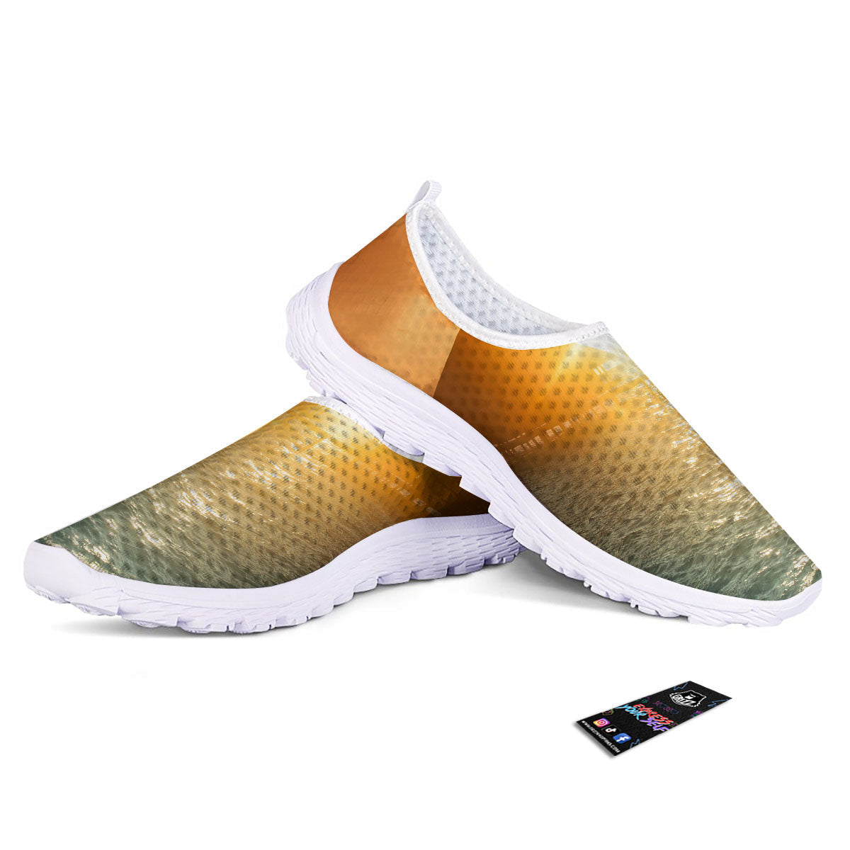 Sunset Maldives Print Nurse Shoes-grizzshop