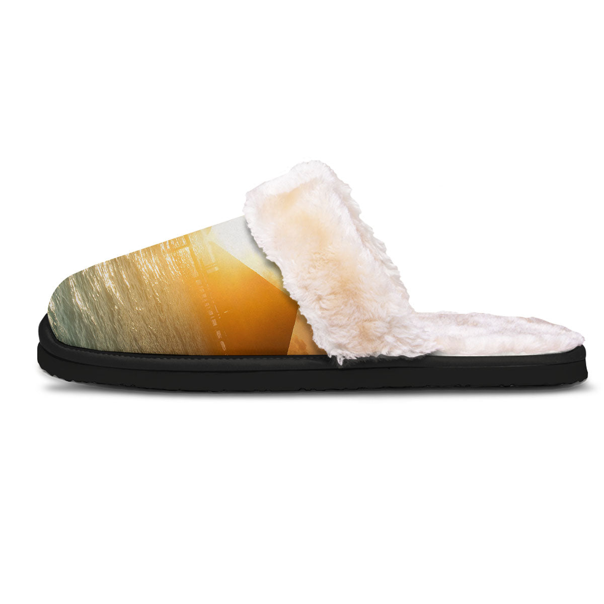 Sunset Maldives Print Slippers-grizzshop