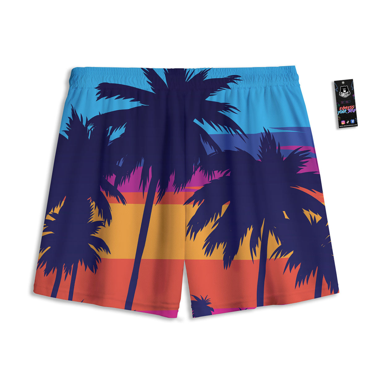 Stewart Tartan Red And Green Print Mesh Shorts