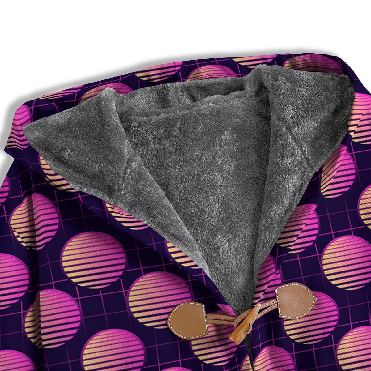 Sunset Retrowave Print Pattern Men's Windbreaker Jacket-grizzshop