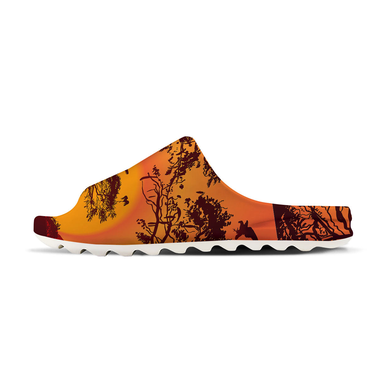 Sunset African Savanna Print Sandals-grizzshop