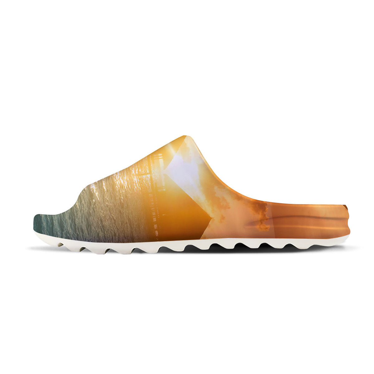 Sunset Maldives Print Sandals-grizzshop