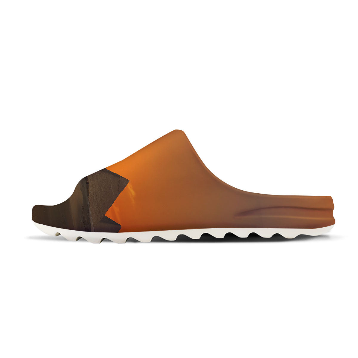 Sunset Pyramid Print Sandals-grizzshop