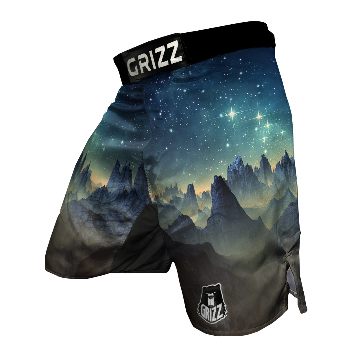 Surface Planet Galaxy Space Print MMA Shorts-grizzshop