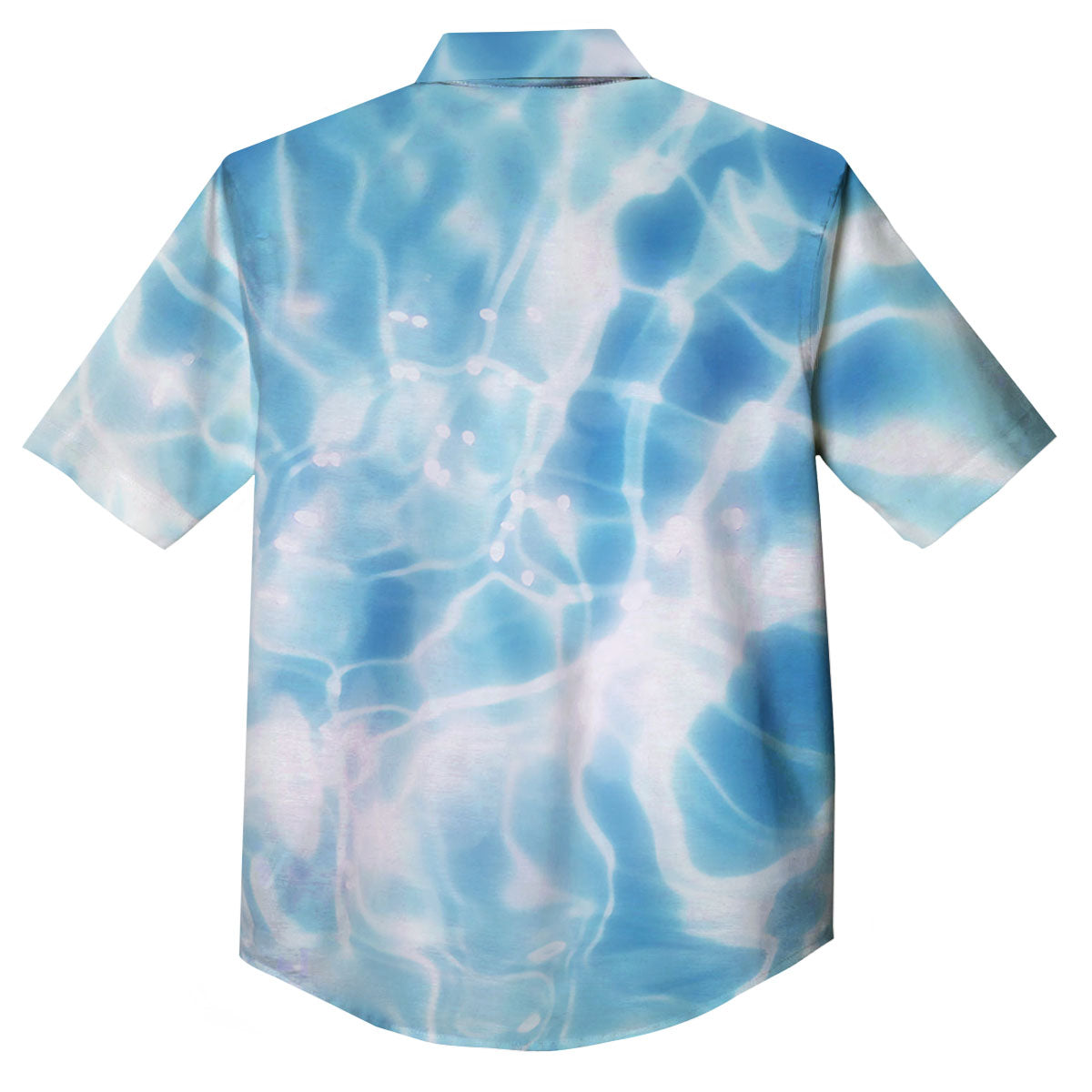 Surface Pool Water Print Button Up Shirt-grizzshop