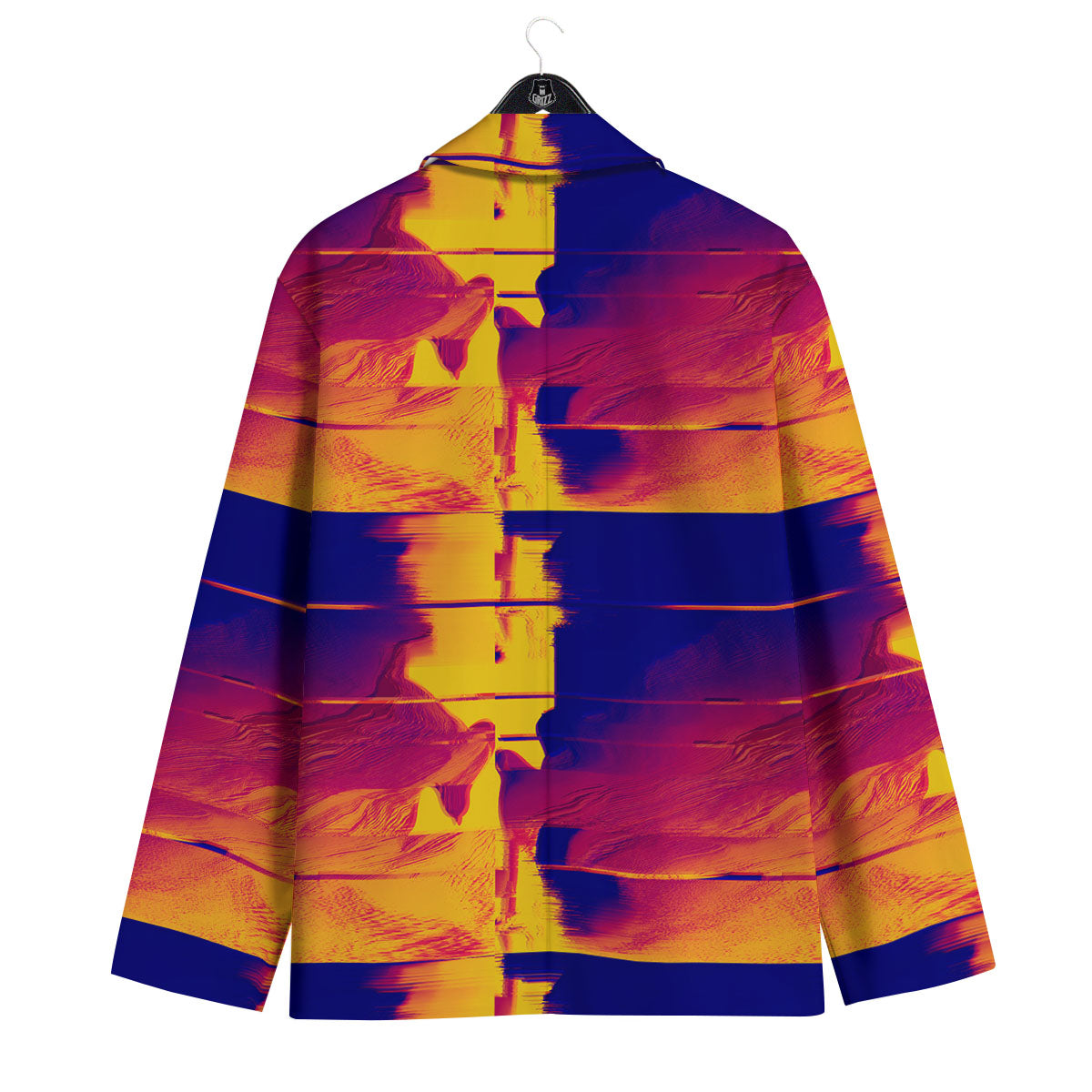 Surface Psychedelic Print Pattern Men's Sport Coat-grizzshop
