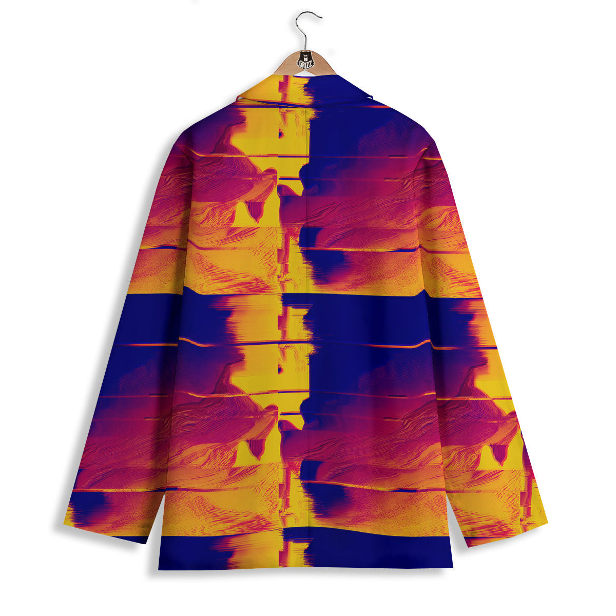 Surface Psychedelic Print Pattern Women's Blazer-grizzshop