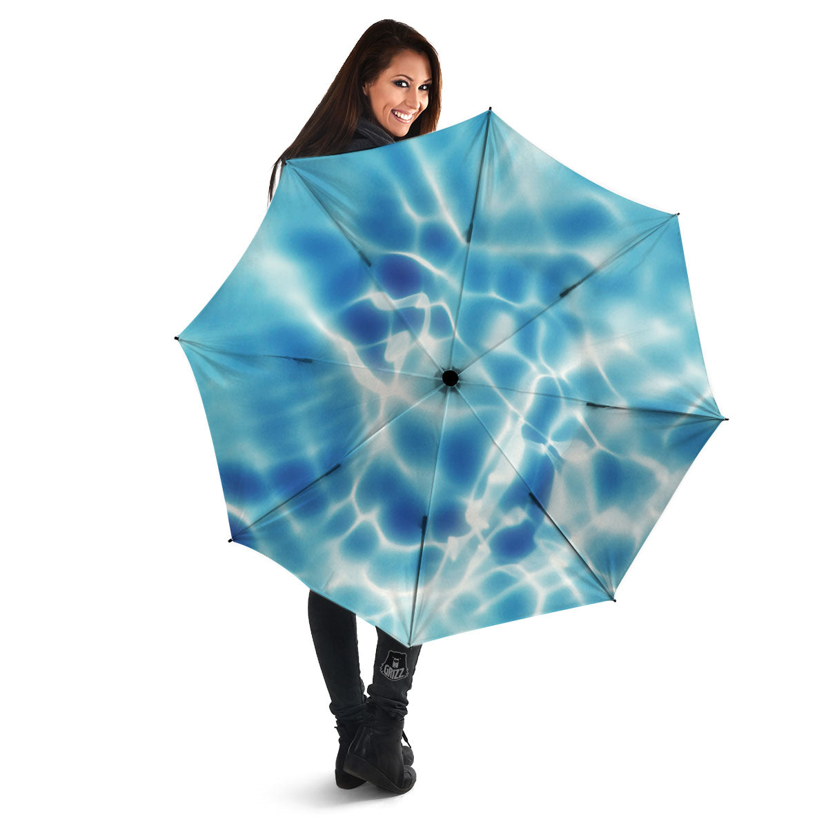Surface Sea Water Print Umbrella-grizzshop