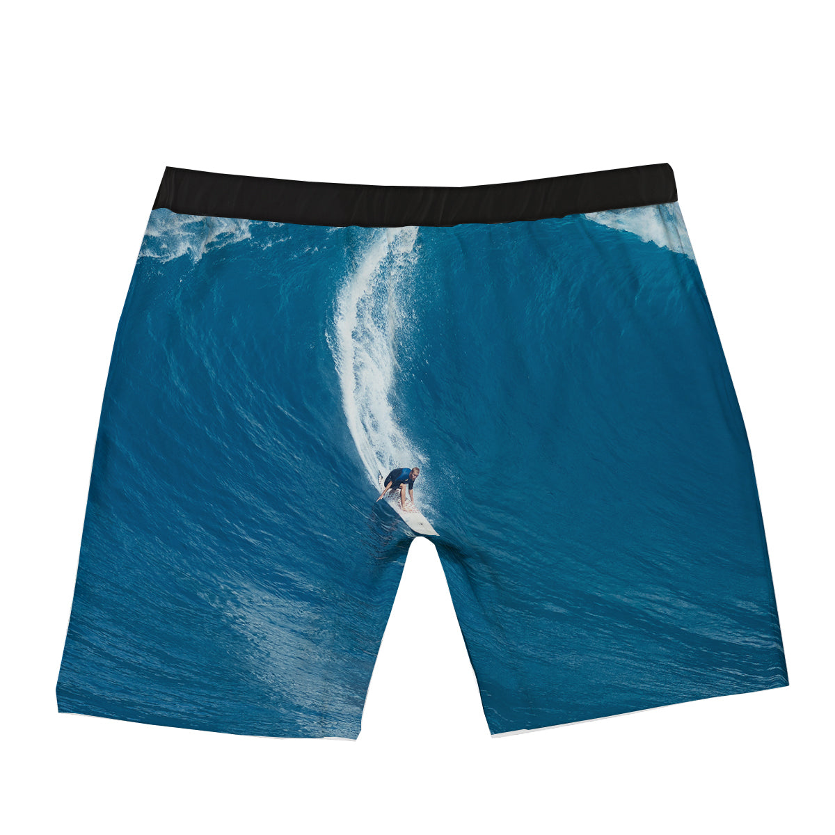 Surfing On Sea Print Boxer Briefs-grizzshop