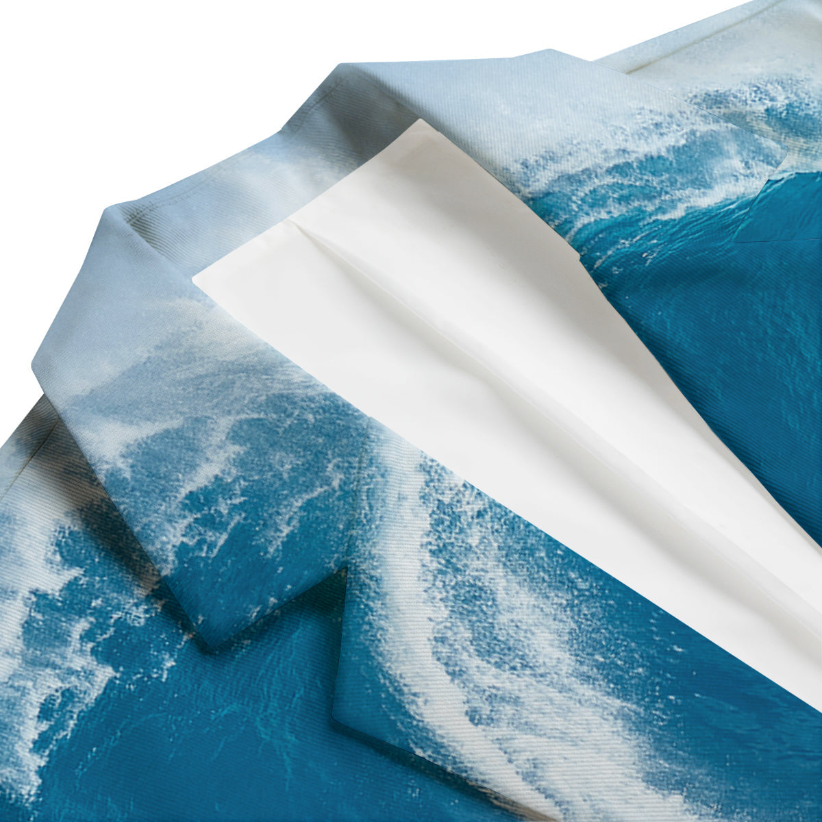 Surfing On Sea Print Men's Blazer-grizzshop