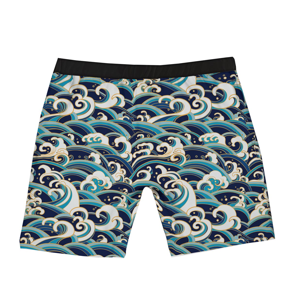 Surfing Sea Wave Print Pattern Boxer Briefs-grizzshop