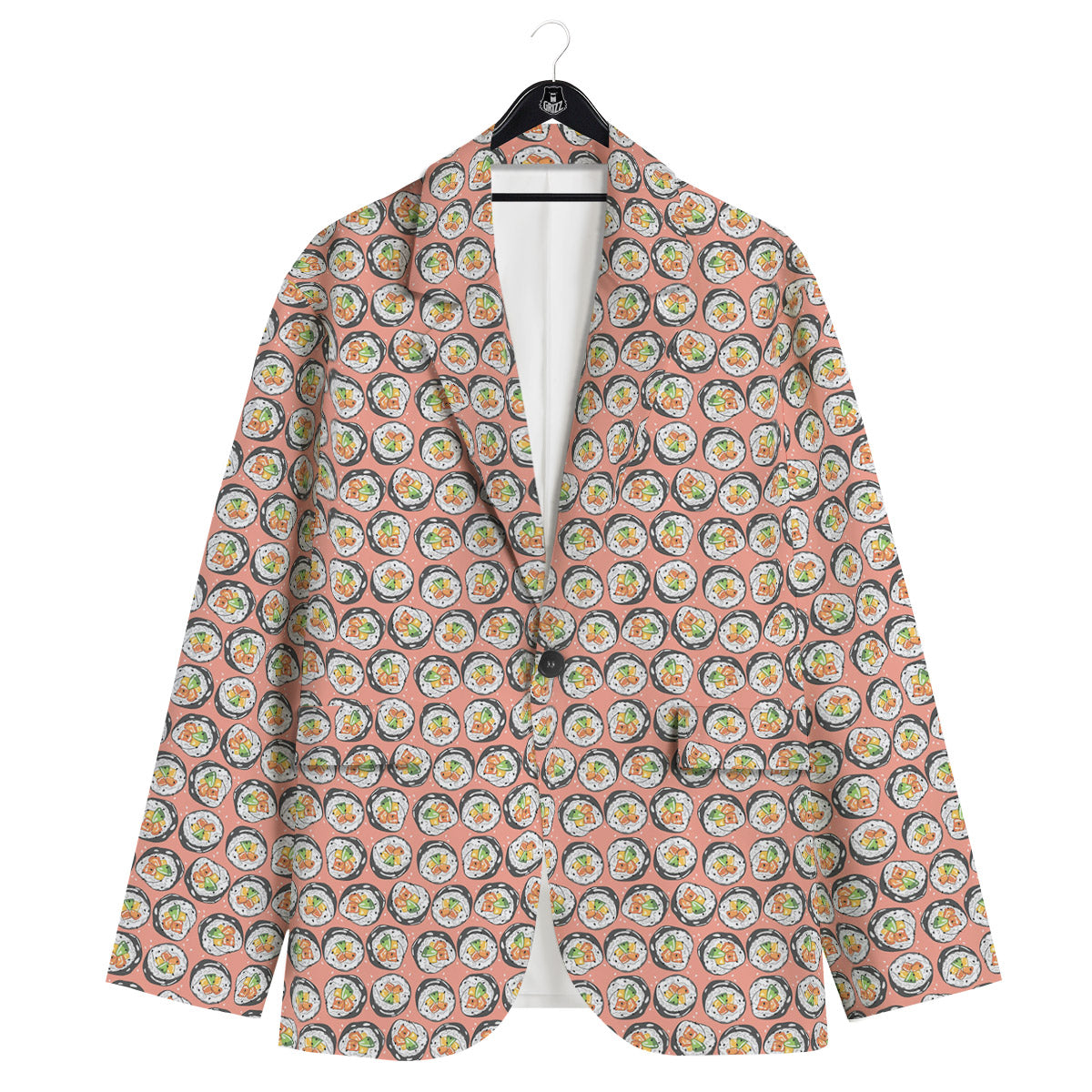 Sushi Colorful Print Pattern Men's Sport Coat-grizzshop