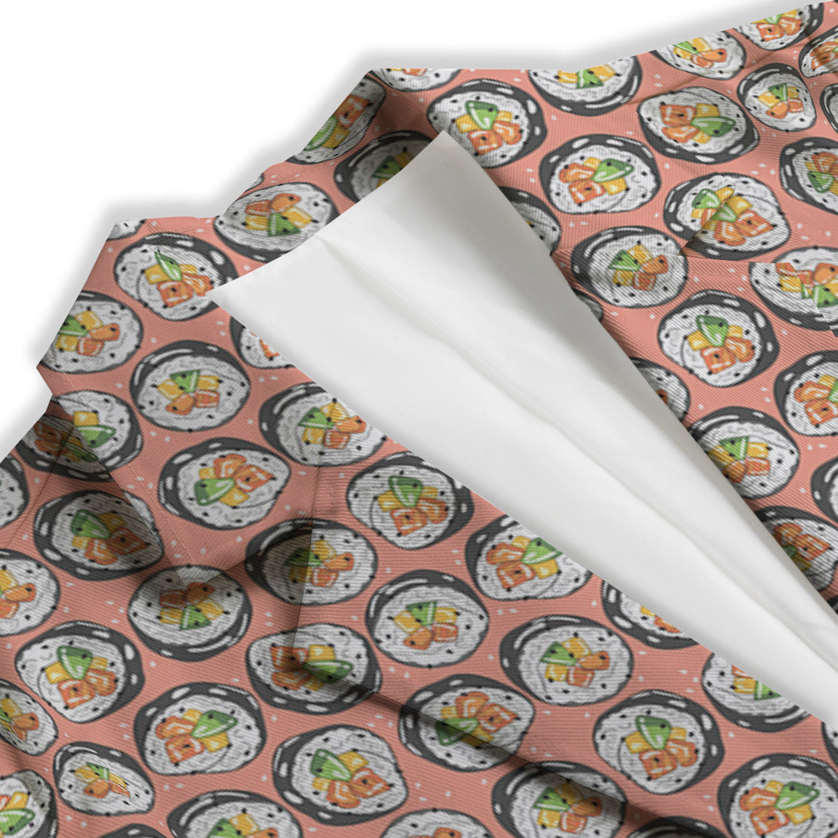 Sushi Colorful Print Pattern Women's Blazer-grizzshop