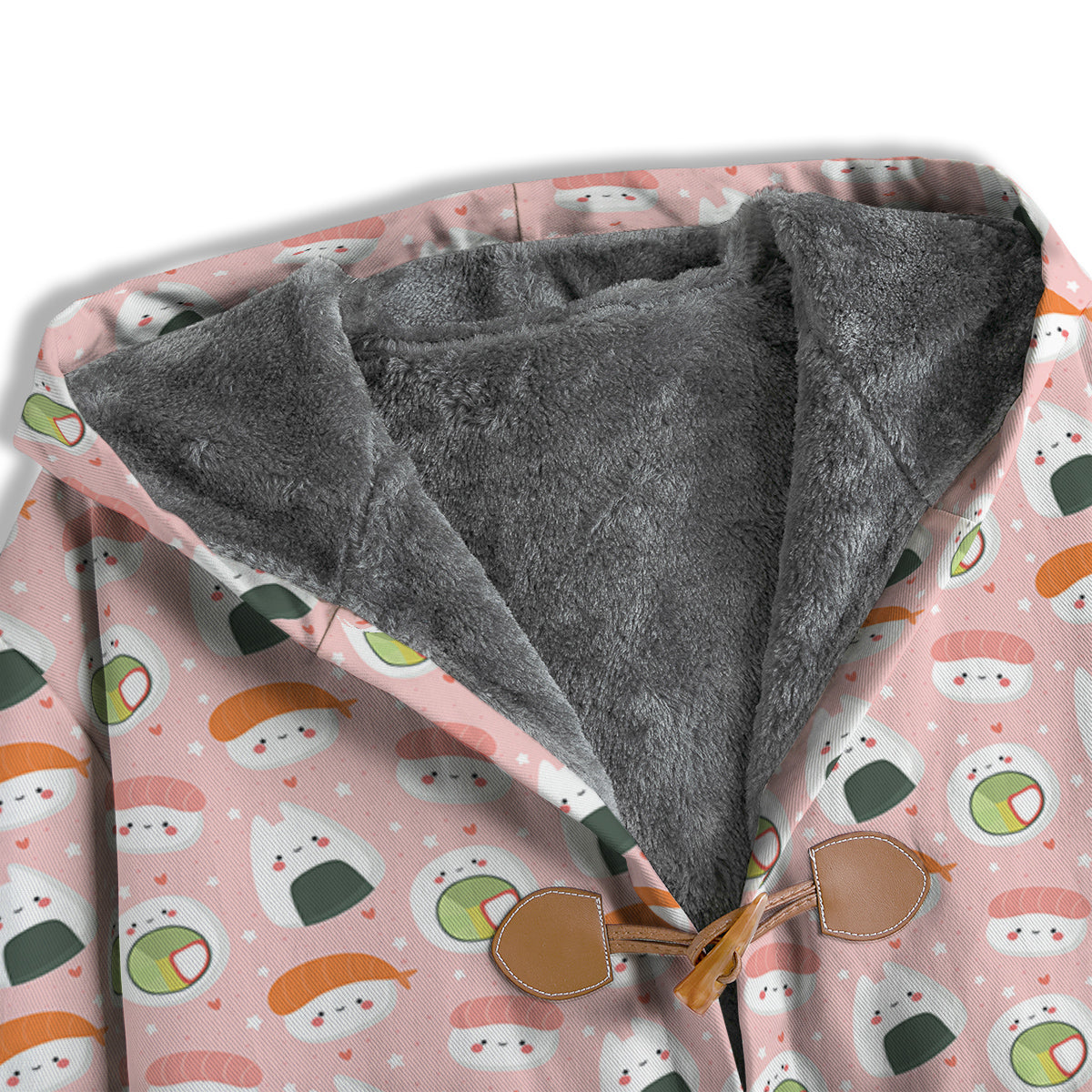 Sushi Cute Japanese Print Pattern Men's Windbreaker Jacket-grizzshop