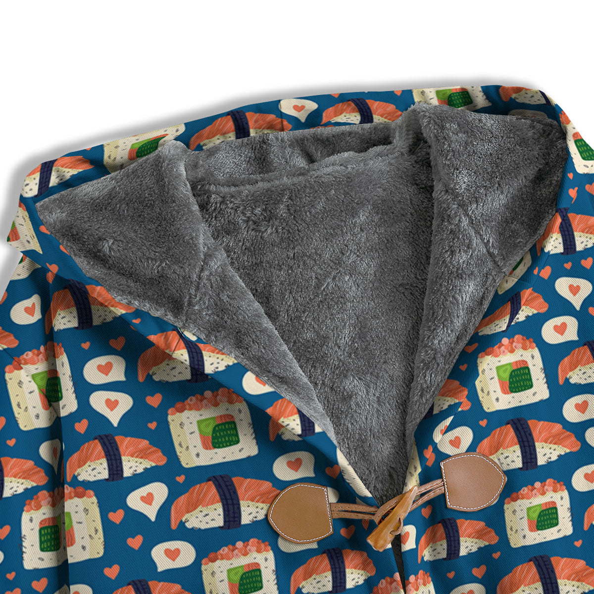 Sushi Doodle Japanese Print Pattern Men's Windbreaker Jacket-grizzshop