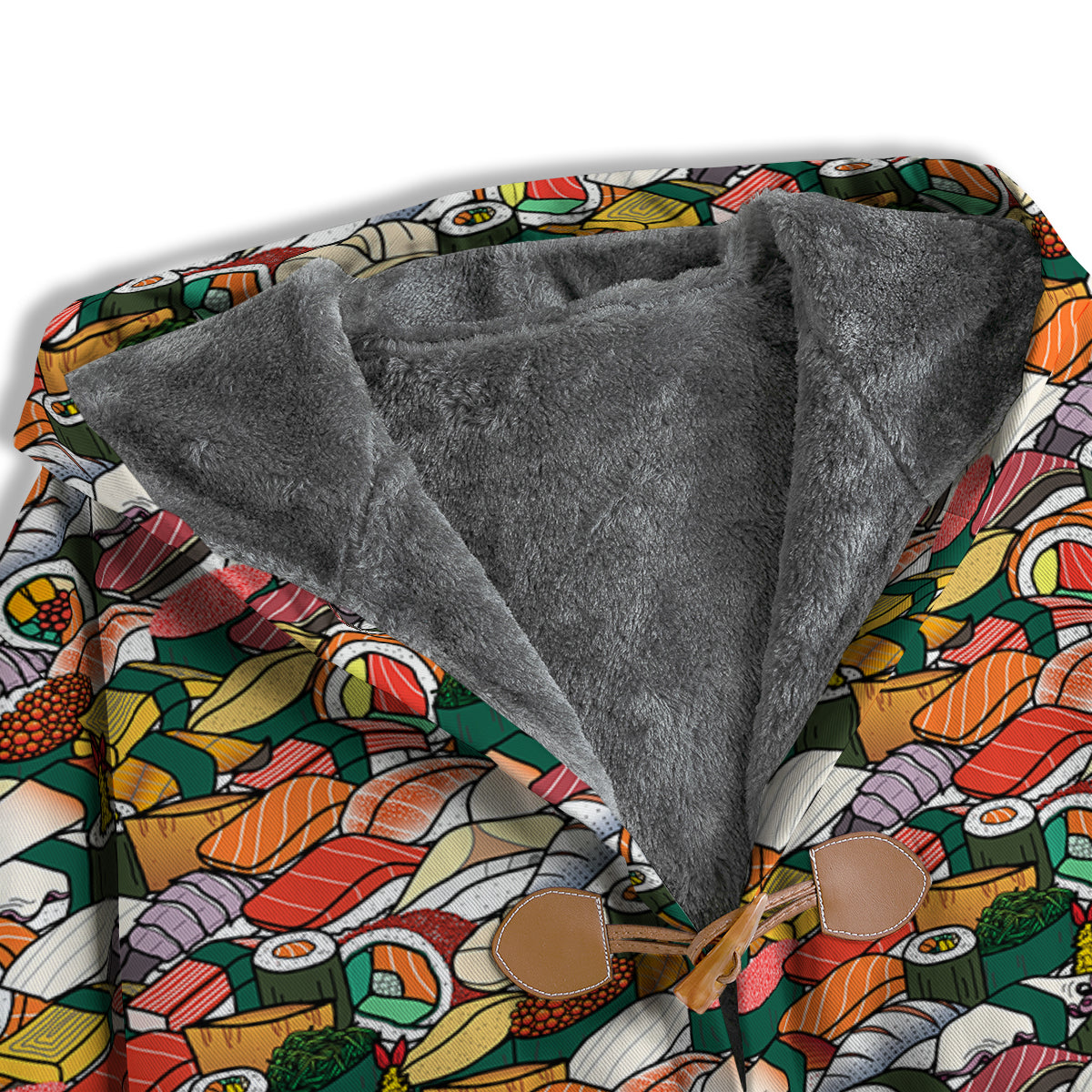 Sushi Japanese Colorful Print Pattern Men's Windbreaker Jacket-grizzshop