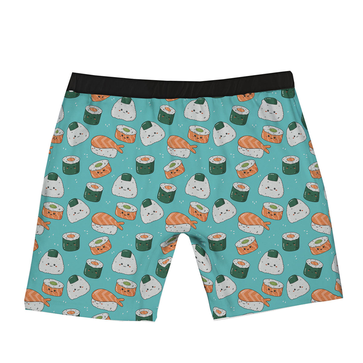 Sushi Kawaii Japanese Print Pattern Boxer Briefs-grizzshop